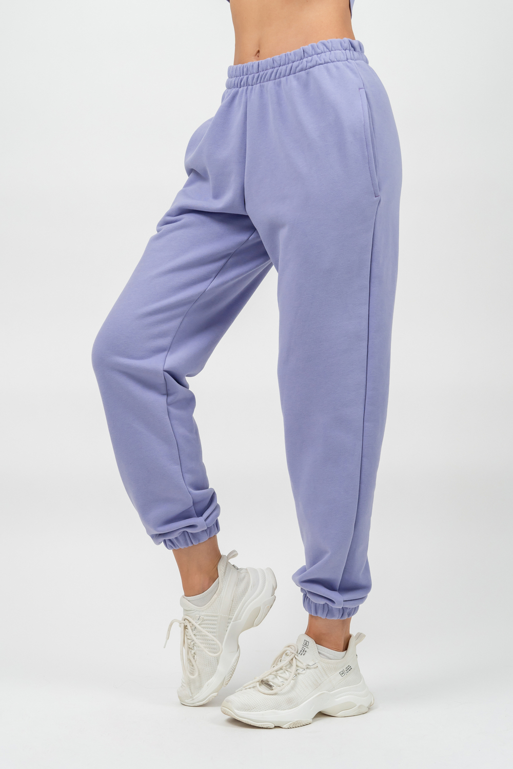 Спортивные брюки OVERSIZED JOGGERS WITH POCKETS GYM TIME 281 Лиловый
