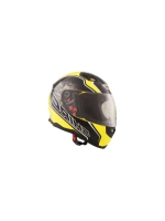 Шлем SHIRO SH881 Byte Yellow Fluor S