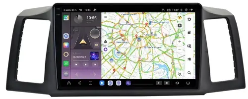Магнитола для Jeep Grand Cherokee 2004-2007 - Kuberg SF-9253 QLed+2K, Android 13, Быстрейшая, CarPlay, 4G SIM-слот