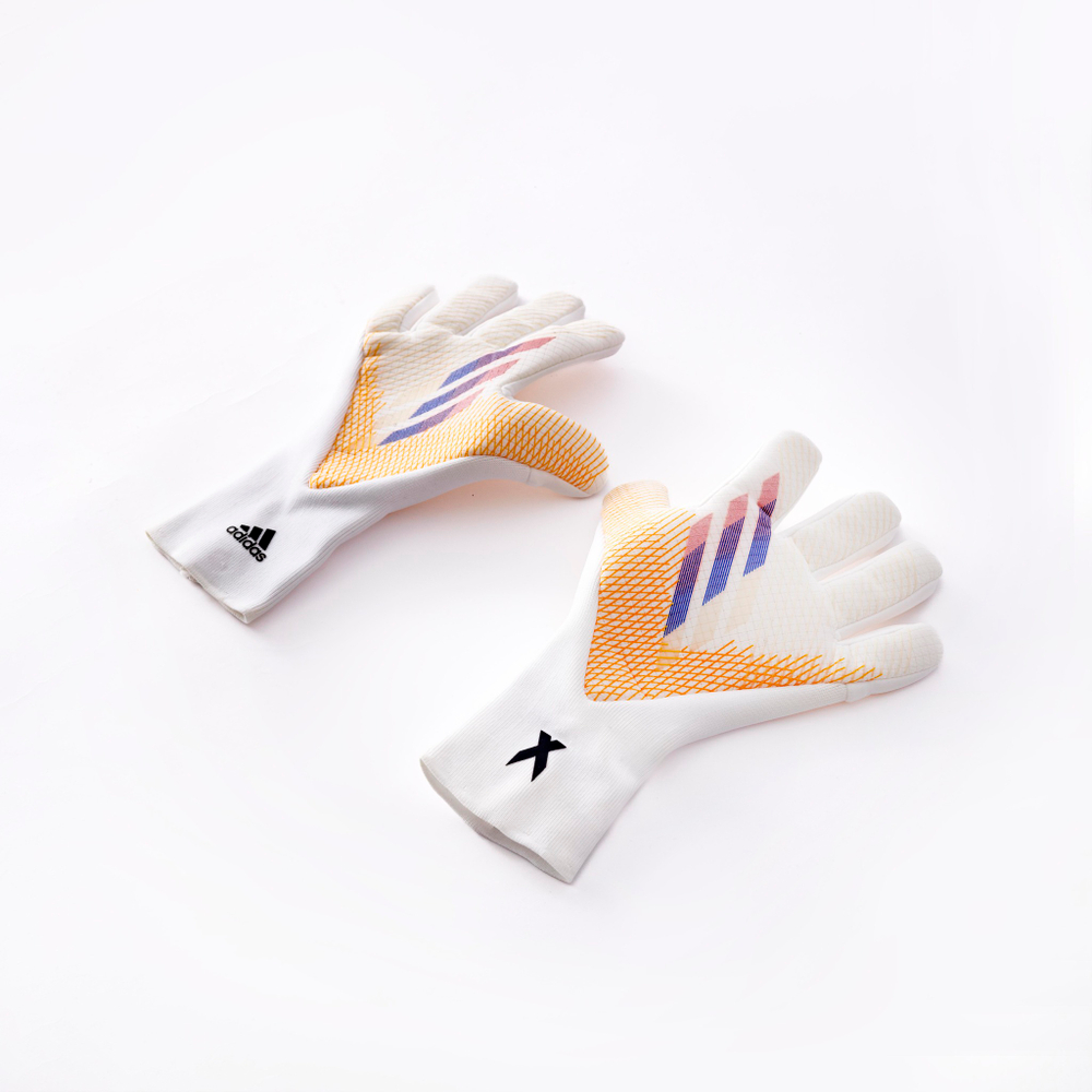 Перчатки / Adidas X / White Yellow