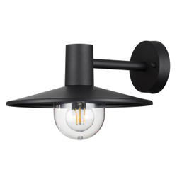 4833/1W NATURE ODL21 711 черный/стекло Ландшафтный настенный светильник E27 1*40W IP44 FURCADIA