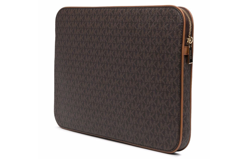 MICHAEL KORS Calfskin Laptop Bag Women"s Brown