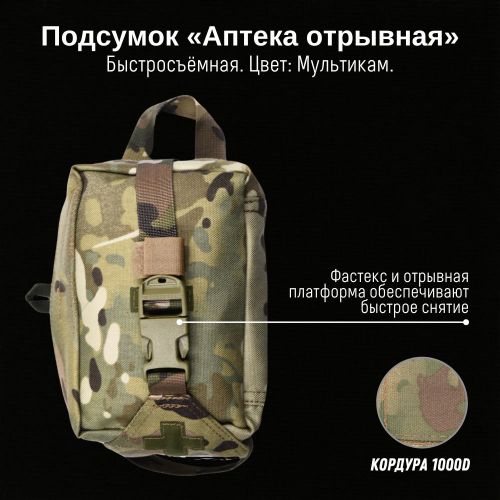 Подсумок Аптечка отрывная, GIENA Tactics