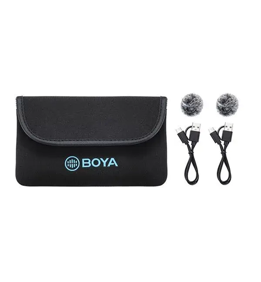 Беспроводная Стерео Радиосистема Boya BY-M1V6 (Lightning)