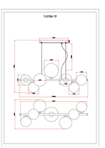 Светильник подвесной Moderli V10796-7P Renny