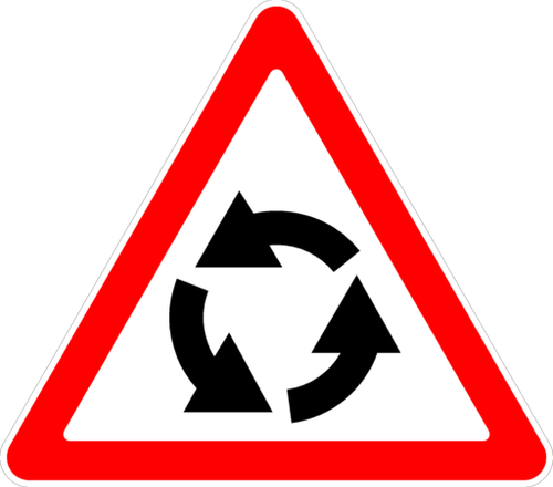 Знак Пересечение с круговым движением 1.7