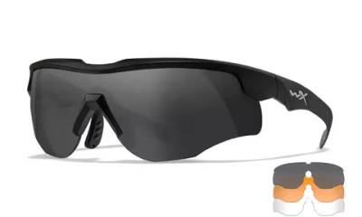 Очки Wiley X ROGUE COMM Matte Black Grey/Clear/Light Rust