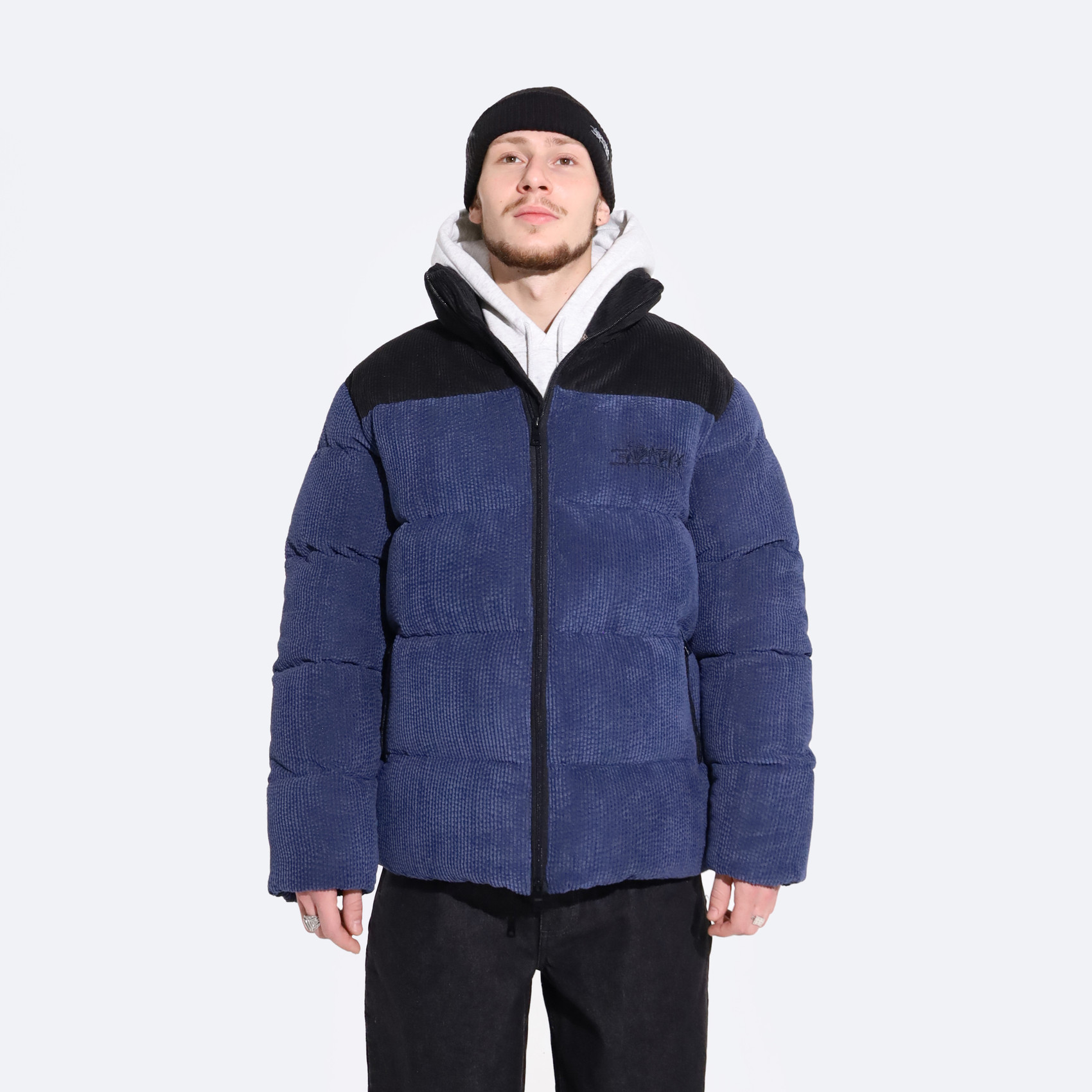 Куртка Anteater Downjacket (velvet-combo-navy) артикул: - купить в магазине Дайс
