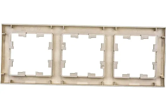 Рамка Systeme Electric ATLASDESIGN 3-постовая шампань 37458