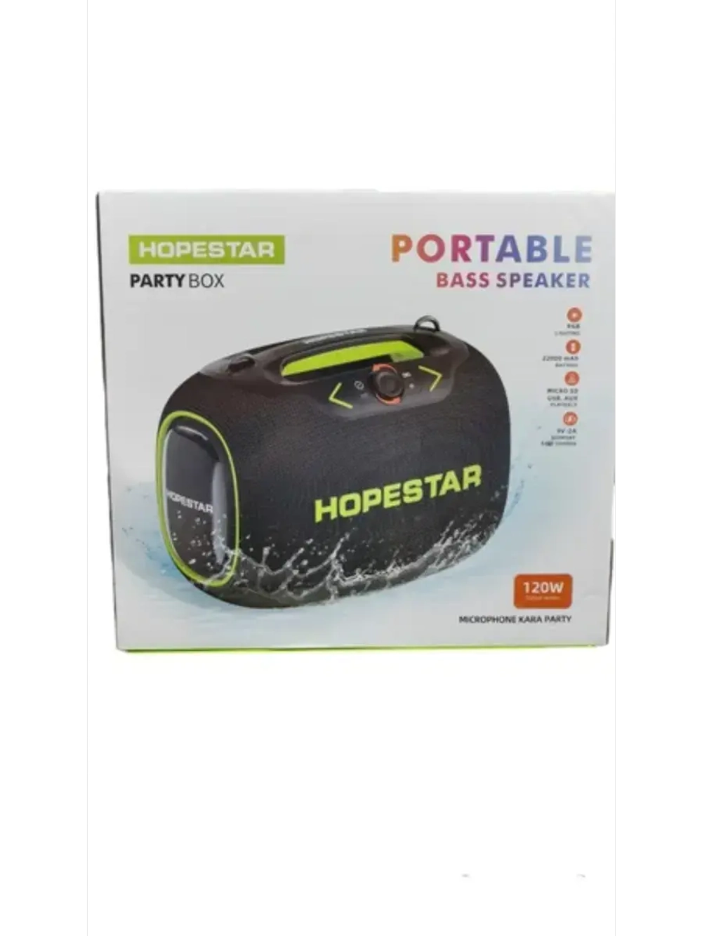 Портативная колонка Party Box 120W серый