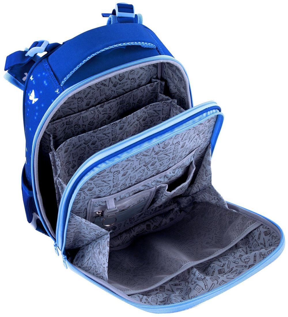 Ранец BRAUBERG PREMIUM, 2 отделения, с брелком, "Sweet dreams", СВЕТЯЩИЙСЯ, 38х29х16 см, 270593