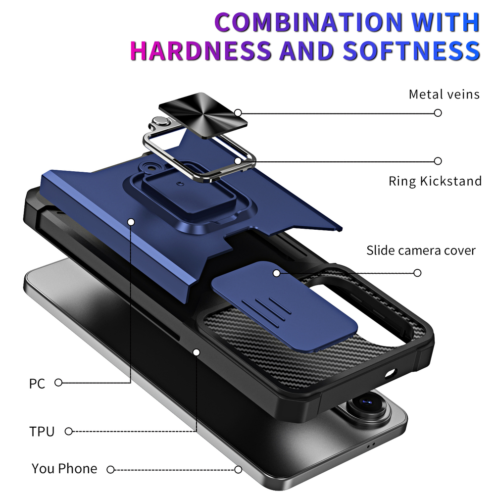 Противоударный чехол Сard Reader Case для Samsung Galaxy S25 Edge