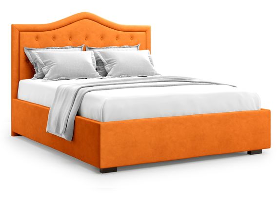 Кровать Тибр 140 с  ортопедическим основанием без ПМ - Велютто/Velutto 27