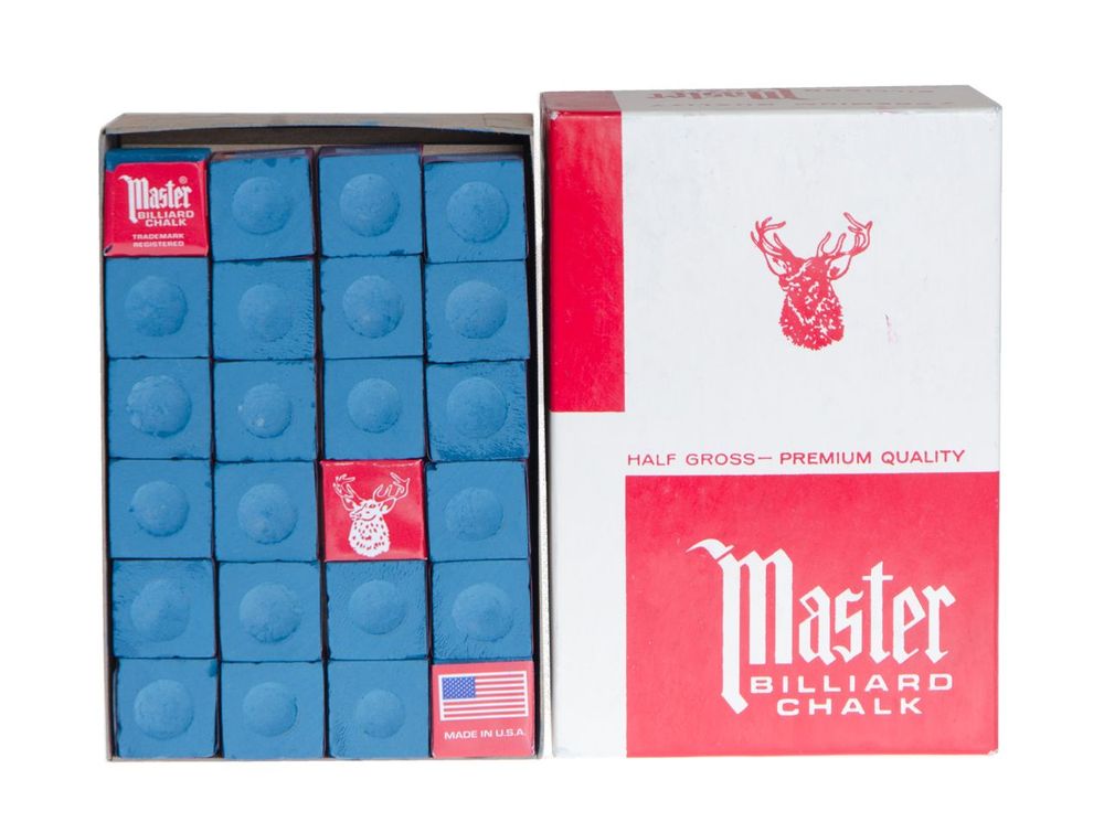 Мел Master (72 шт) синий