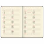 Ежедневник датированный 2025, А5, 143x218 мм, BRAUBERG "Journal", под кожу, застежка, органайзер, коричневый, 115883