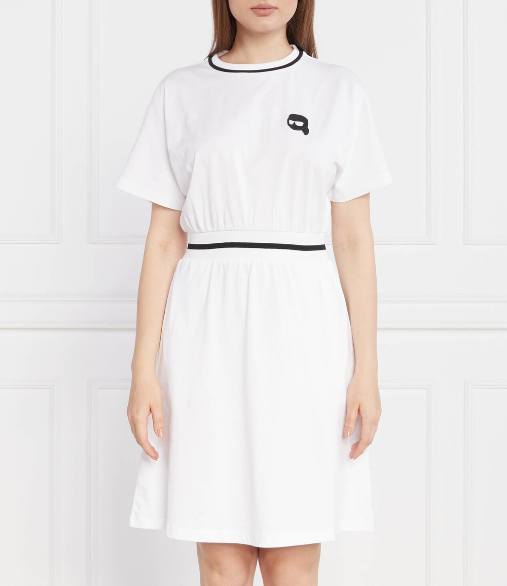 Платье ikonik 2.0 футболка Karl Lagerfeld - белый(235W1350)