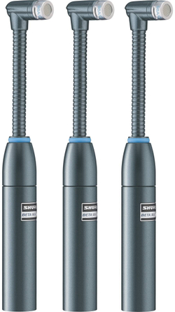 SHURE BETA 98AMP/C-3PK комплект из 3-х кардиоидных миниатюрных микрофонов с предусилителями A75M