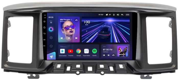 Магнитола для Nissan Pathfinder R52 2014-2017 (поддержка Bose и 360, рамка тип 2) - Teyes CC3 монитор 9" QLED на Android 10, Быстрая, CarPlay, 4G SIM-слот