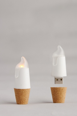 Пробка для бутылки bottlelight с подсветкой и usb