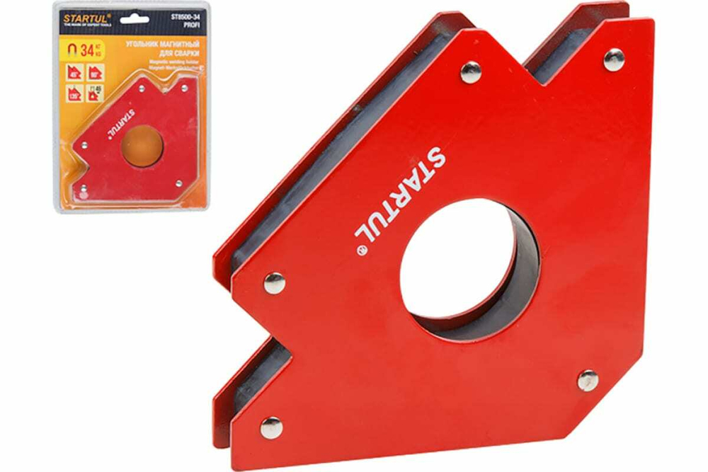 Угольник магнитный для сварки 34 кг STARTUL ST8500-34