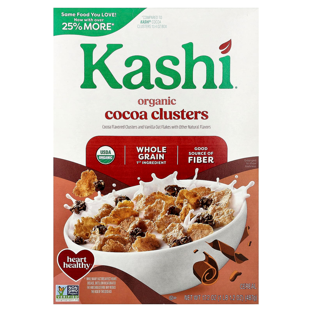 Kashi, органические хлопья из какао, 487 г (17,2 унции)