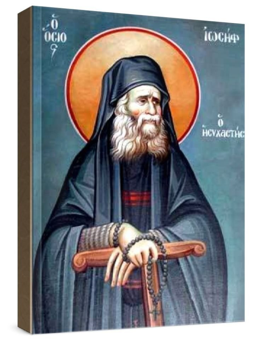 Иосиф Исихаст (рукописная икона)