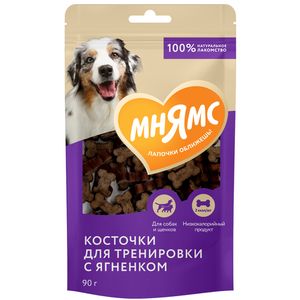 Лакомство Мнямс "Тренировочные "Косточки" для собак с ягненком