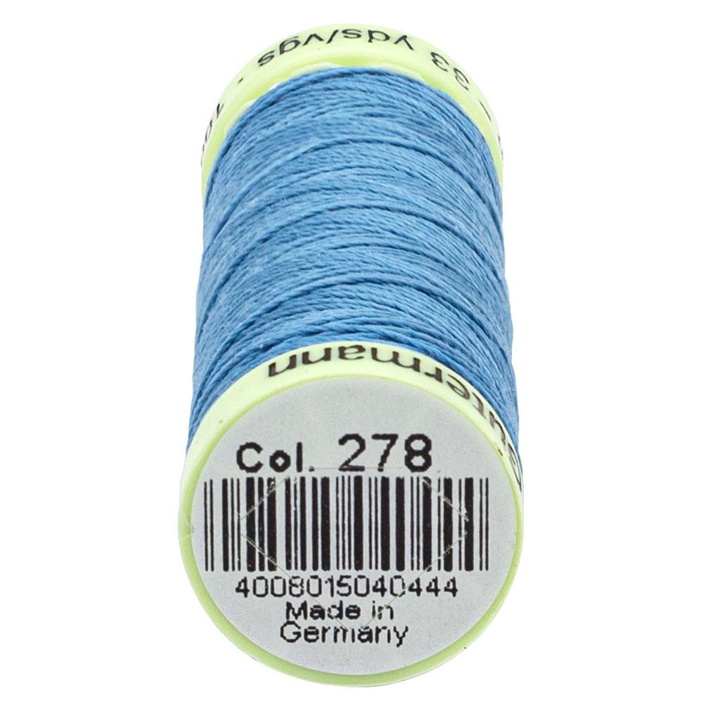 Нитки отделочные Gutermann Top Stitch 30 (30 метров), 5 кат. | 278 небесно-голубой