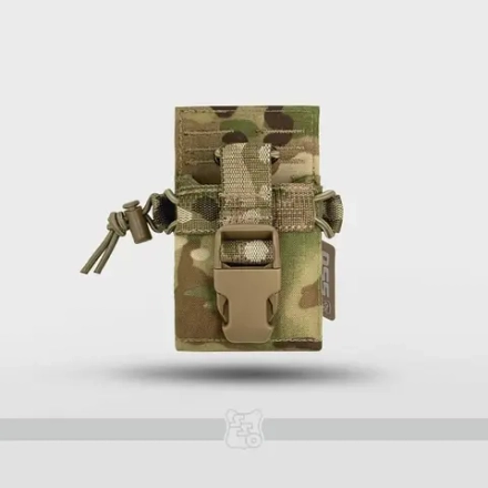 ПРС 2 MOLLE. Сумка под радиостанцию с утяжками и фастексом ССО