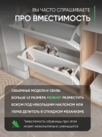 Обувница в прихожую тумба закрытая с полками