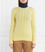 Шерстяной свитер JULIANNA POLO RALPH LAUREN - желтый(211910421)