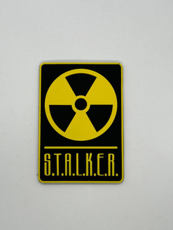 Шеврон STALKER Радиация PVC