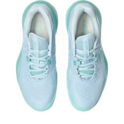Женские теннисные кроссовки Asics Gel-Resolution X - light blue/oasis green