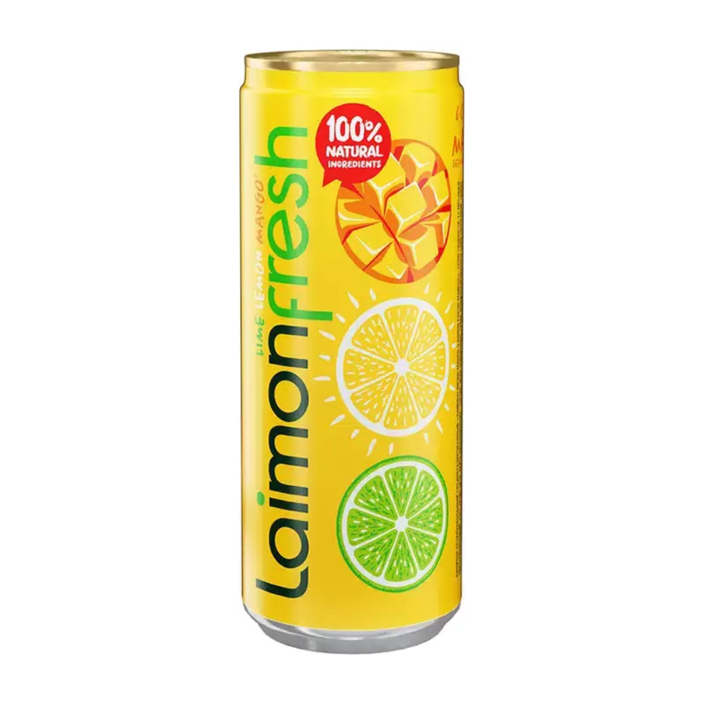 Напиток газированный Laimon fresh Лайм,лимон,манго 0,33 л