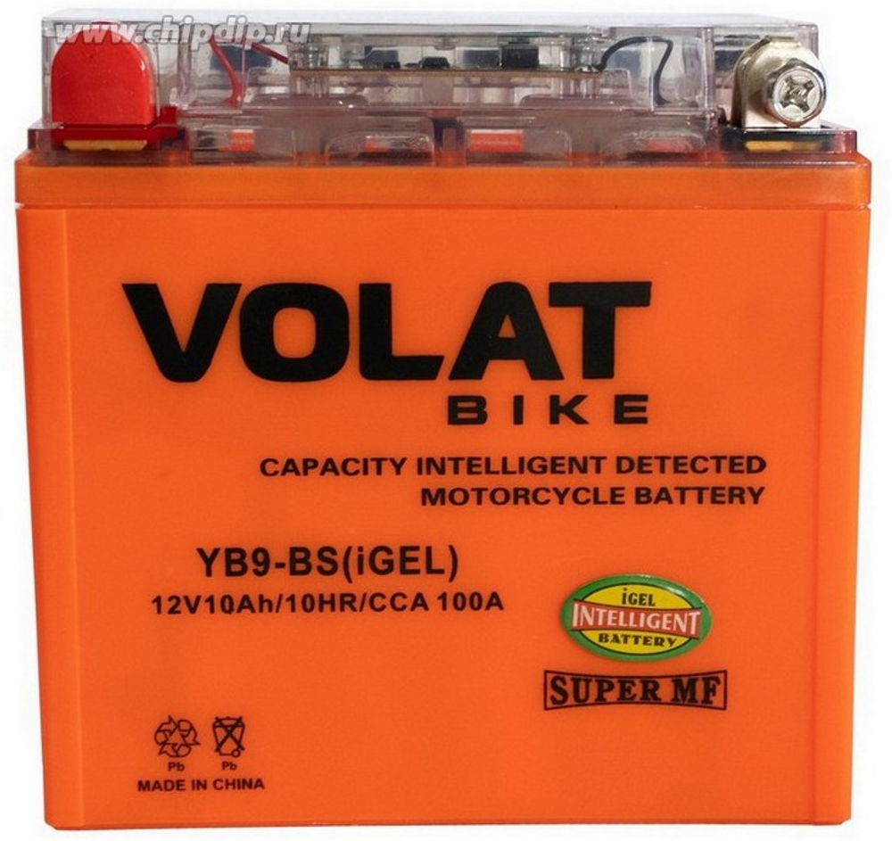 10Ah Volat YB9-BS(iGEL) L+