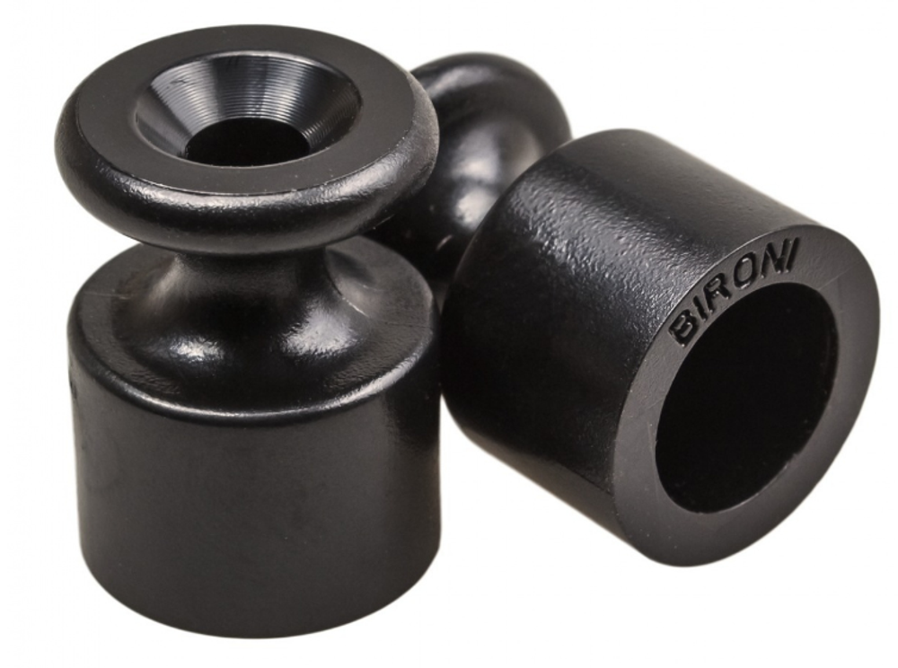 Изолятор пластиковый ретро Черный Bironi B1-551-23