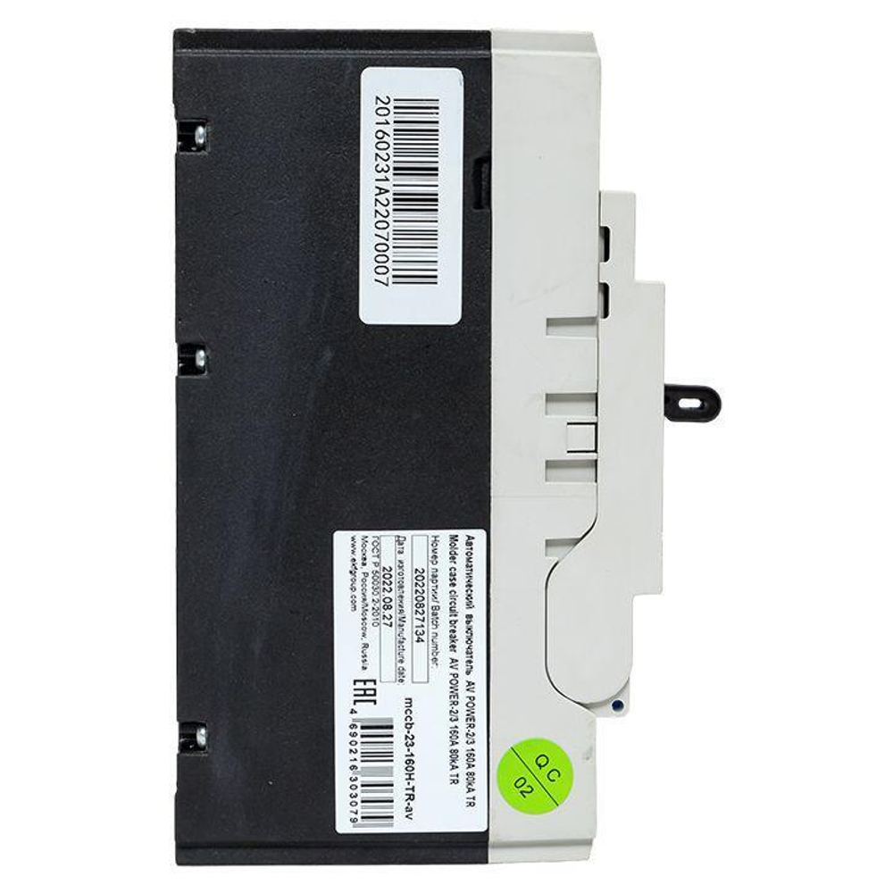 Выключатель автоматический 160А 80кА AV POWER-2/3 TR AVERES EKF mccb-23-160H-TR-av
