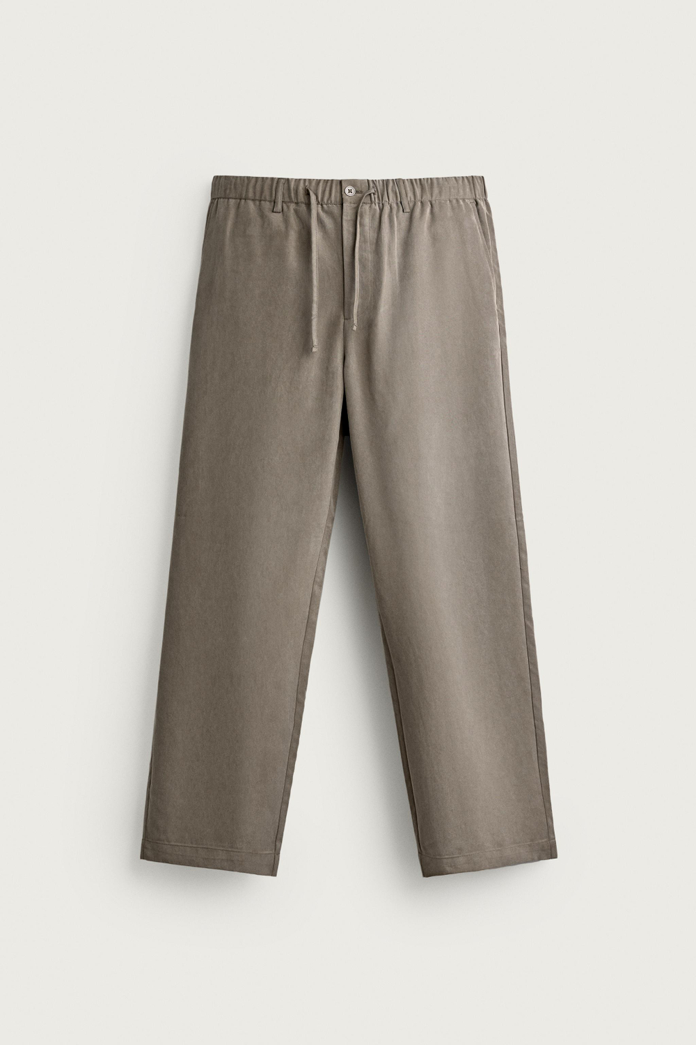 СТРУЯЩИЕСЯ БРЮКИ RELAXED FIT — ZARA
