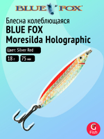 Блесна рыболовная колеблющаяся Blue Fox Moresilda Holographic 18, 7,5 см, 18 г, Copper Black 04