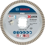 Алмазный диск Ceramic Extraclean Turbo 125 x 22,23x1,4x7 мм PRO X-LOCK BOSCH 2608615132