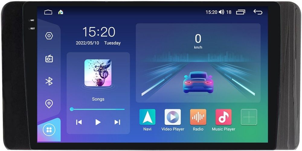 Магнитола для Volkswagen Polo, Skoda Rapid 2020+ - Parafar PF868U2K на Android 13, Быстрая, QLED+2K, CarPlay, 4G SIM-слот