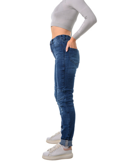 Мотоджинсы Starks ZENA LITE , жен., Slim fit, стрейч, Синий, Stonewash (27)