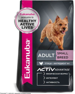 Сухой корм Eukanuba Adult Small Breed 1+ years для взрослых собак мелких пород с курицей 800 г