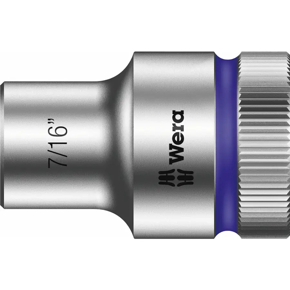 Торцовая головка Zyklop 1/2″ дюймовая 7/16" WERA 05003619001