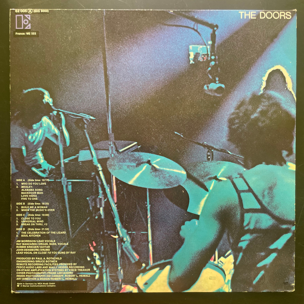 Виниловая пластинка The Doors ‎– Absolutely Live 2LP