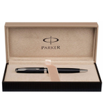 Перьевая ручка Parker Sonnet F531 PREMIUM Dark Grey Laquer GT, перо:F, золото 18К
