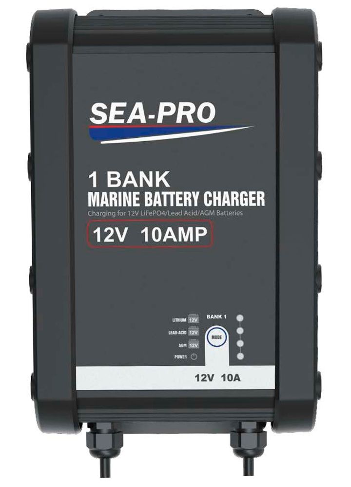 Зарядное устройство Sea-Pro TE4-0333 (1х12В AGM, LEAD-ACID, LiFePo4- нижний выход)
