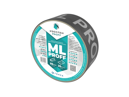 Лента соединительная Изоспан ML Proff усиленная односторонняя, 50 мм, 25 м, шт