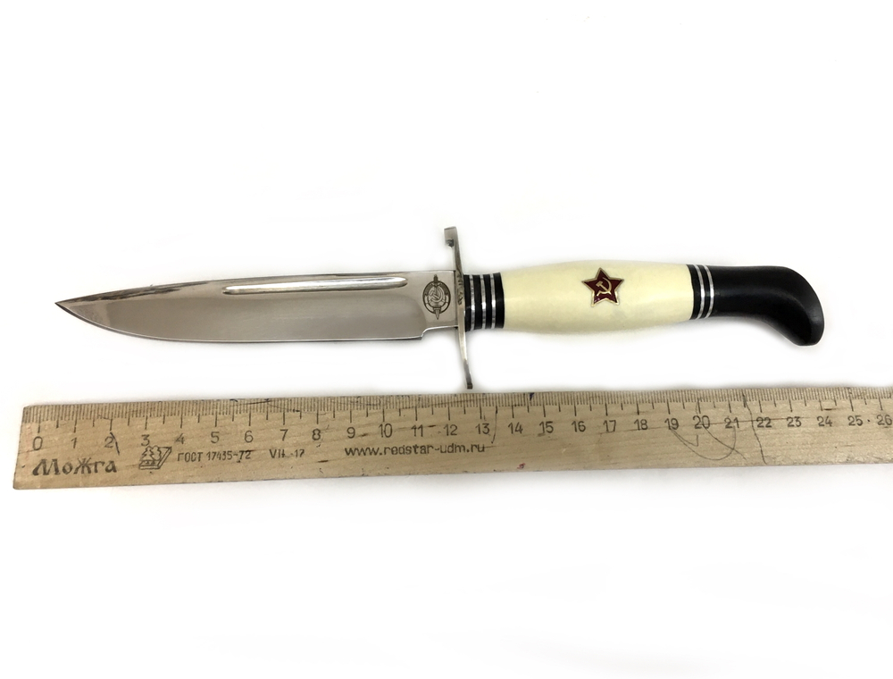Нож Финка НКВД со звездой, 110х18 кованая
