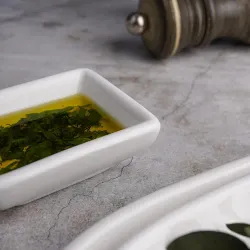 Соусник 40 мл 7,5*5,8 см h2,7 см прямоуг. белый фарфор P.L. Proff Cuisine [6]